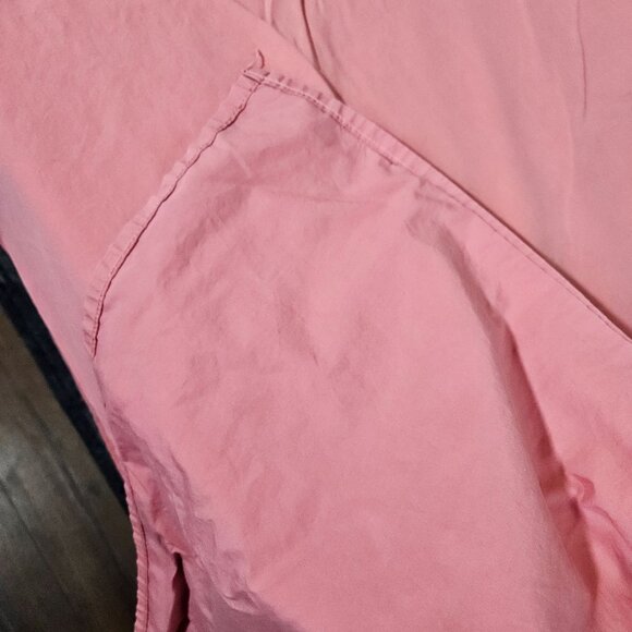 Eddie Bauer Home Flat Sheet Only Full Pink 100% Cotton Percale Bedding Linen USA - Picture 4 of 6